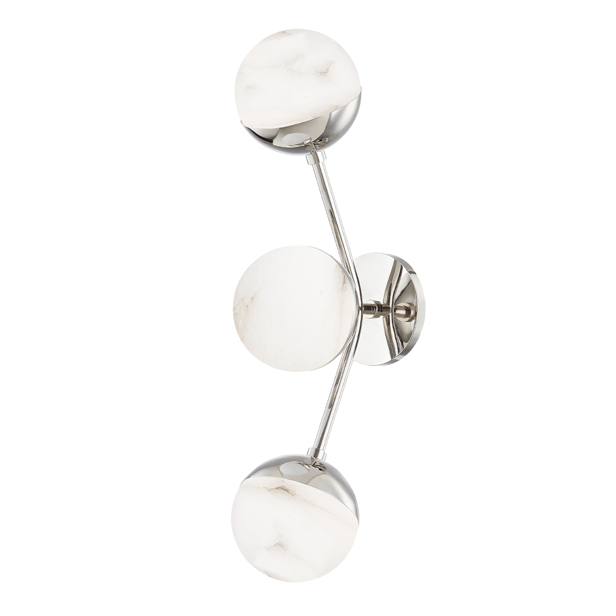 Saratoga Wall Sconce with Polished Nickel Finish