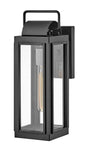 Sag Harbor Medium Wall Mount Lantern In Black Finish