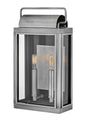 Sag Harbor Medium Wall Mount Lantern In Brushed Nickel Finish