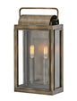 Sag Harbor Medium Wall Mount Lantern In Light Bronze Finish