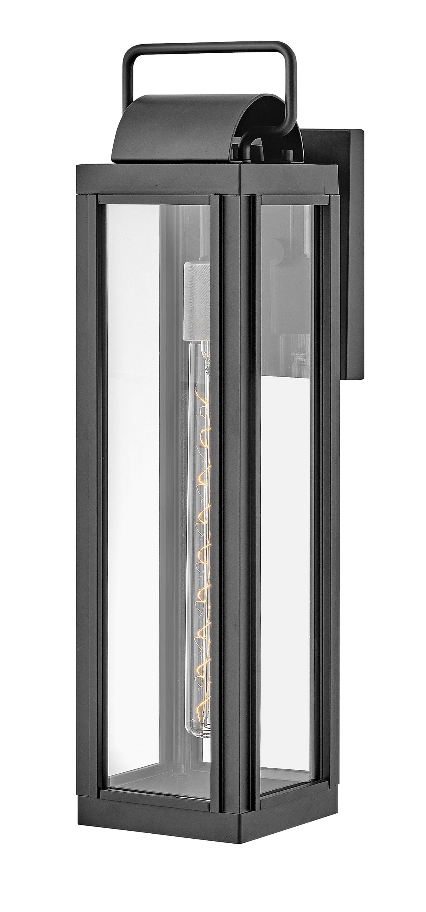 Sag Harbor Large Wall Mount Lantern In Black Finish