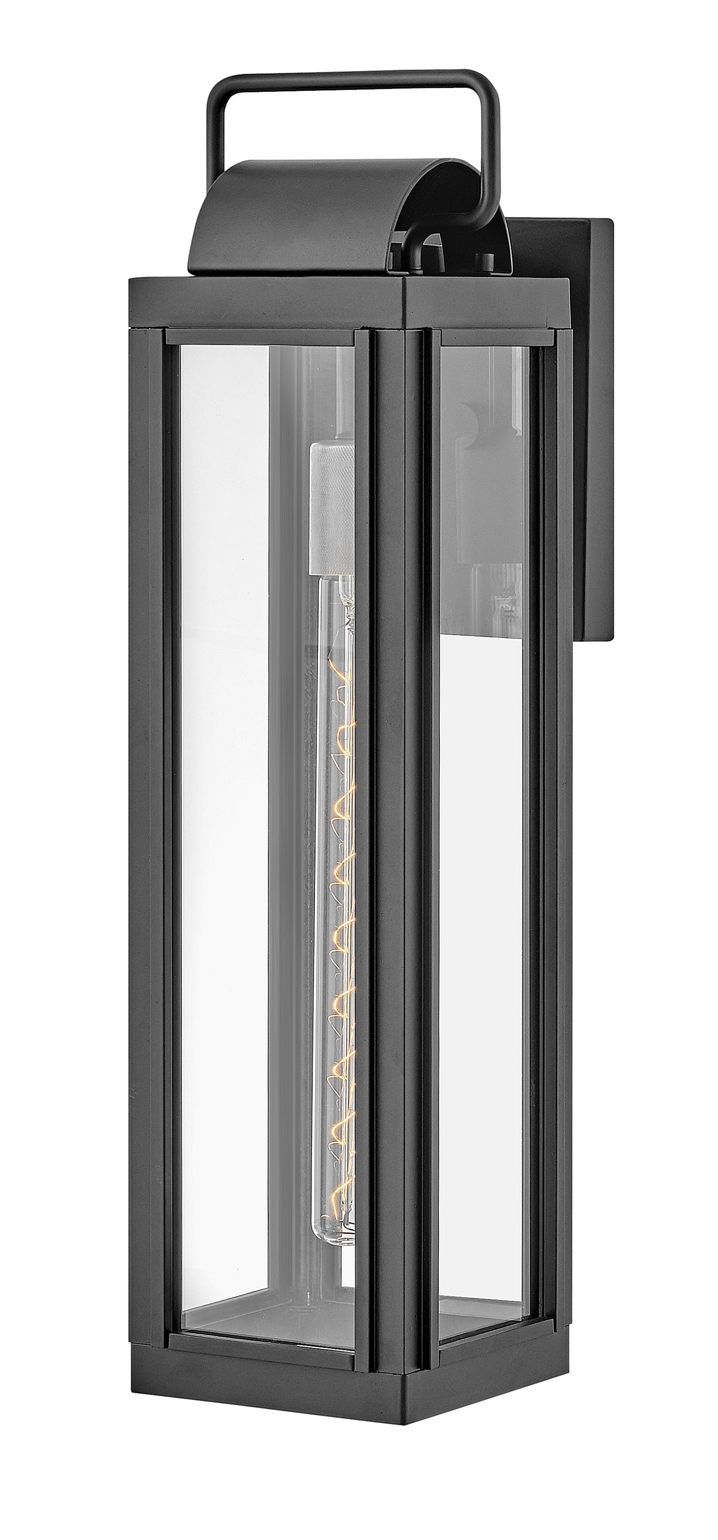 Sag Harbor Large Wall Mount Lantern In Black Finish