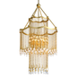 Kiara Chandelier In GOLD LEAF Finish