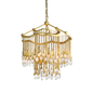 Kiara Chandelier In Gold Leaf Finish