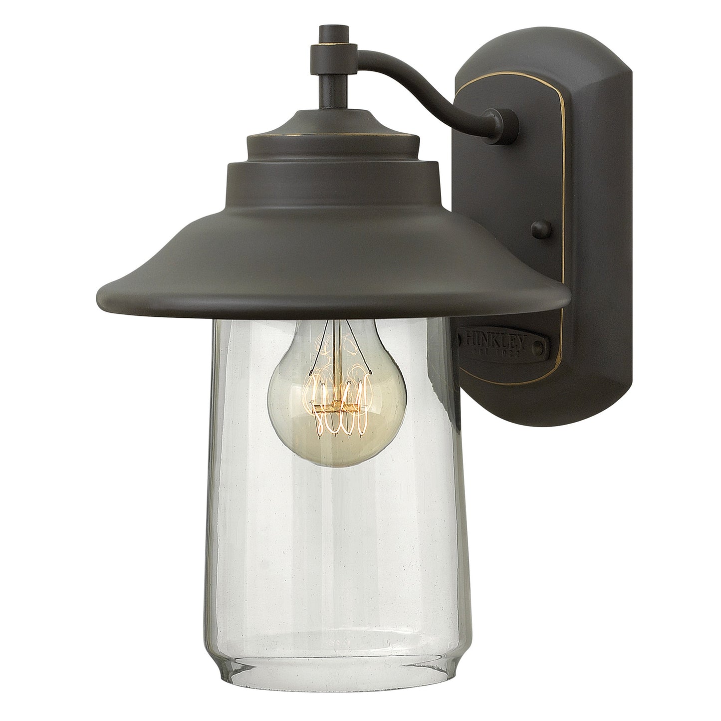 Belden Place Small Wall Mount Lantern In Light Bronze Finish
