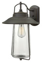 Belden Place Medium Wall Mount Lantern In Light Bronze Finish