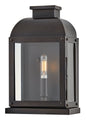 Tiverton Small Wall Mount Lantern In Dark Brass Finish