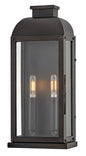 Tiverton Medium Wall Mount Lantern In Dark Brass Finish