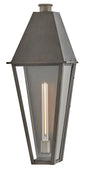 Endsley Large Wall Mount Lantern In Black Finish