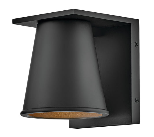 Hans Extra Small Wall Mount Lantern In Black Finish