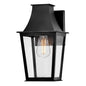 Georgetown Small Wall Mount Lantern In Black Finish