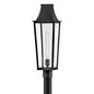 Georgetown Large Post Top Lantern In Black Finish