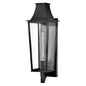 Georgetown Large Wall Mount Lantern In Black Finish