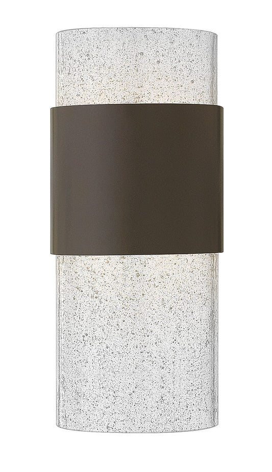 Horizon Small Wall Mount Lantern In Dark Bronze Finish