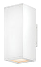 Tetra Small Wall Mount Lantern Up/Down In White Finish