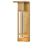 Cecily Medium Wall Mount Lantern In Light Brass Finish