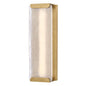 Zayde Large Wall Mount Lantern In Light Brass Finish