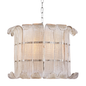 Brasher Chandelier with Polished Nickel Finish