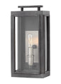 Sutcliffe Medium Wall Mount Lantern In Black Finish