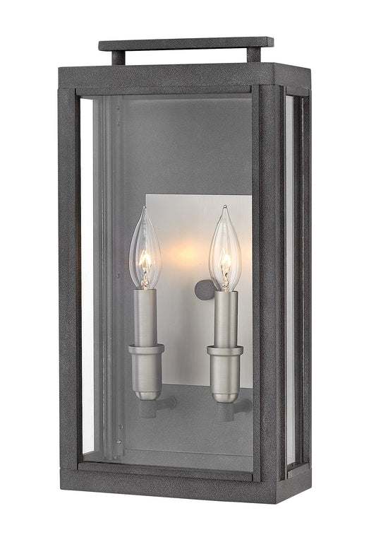 Sutcliffe Medium Wall Mount Lantern In Black Finish