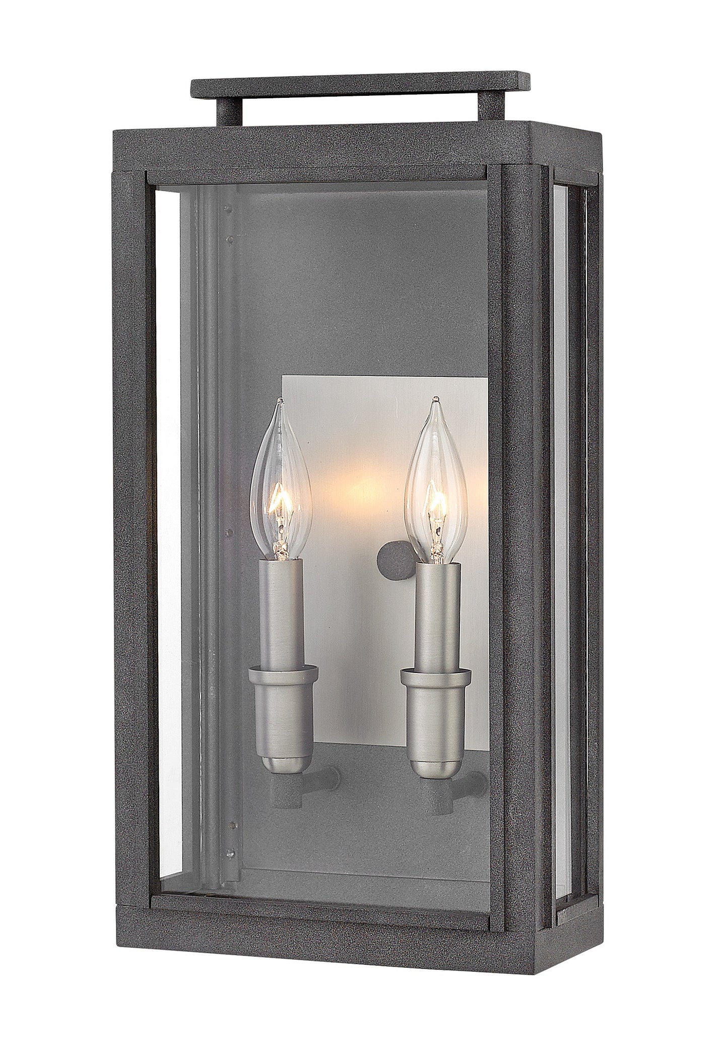 Sutcliffe Medium Wall Mount Lantern In Black Finish