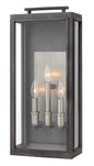 Sutcliffe Large Wall Mount Lantern In Black Finish
