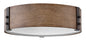 Sawyer Medium Flush Mount In Wood Finish