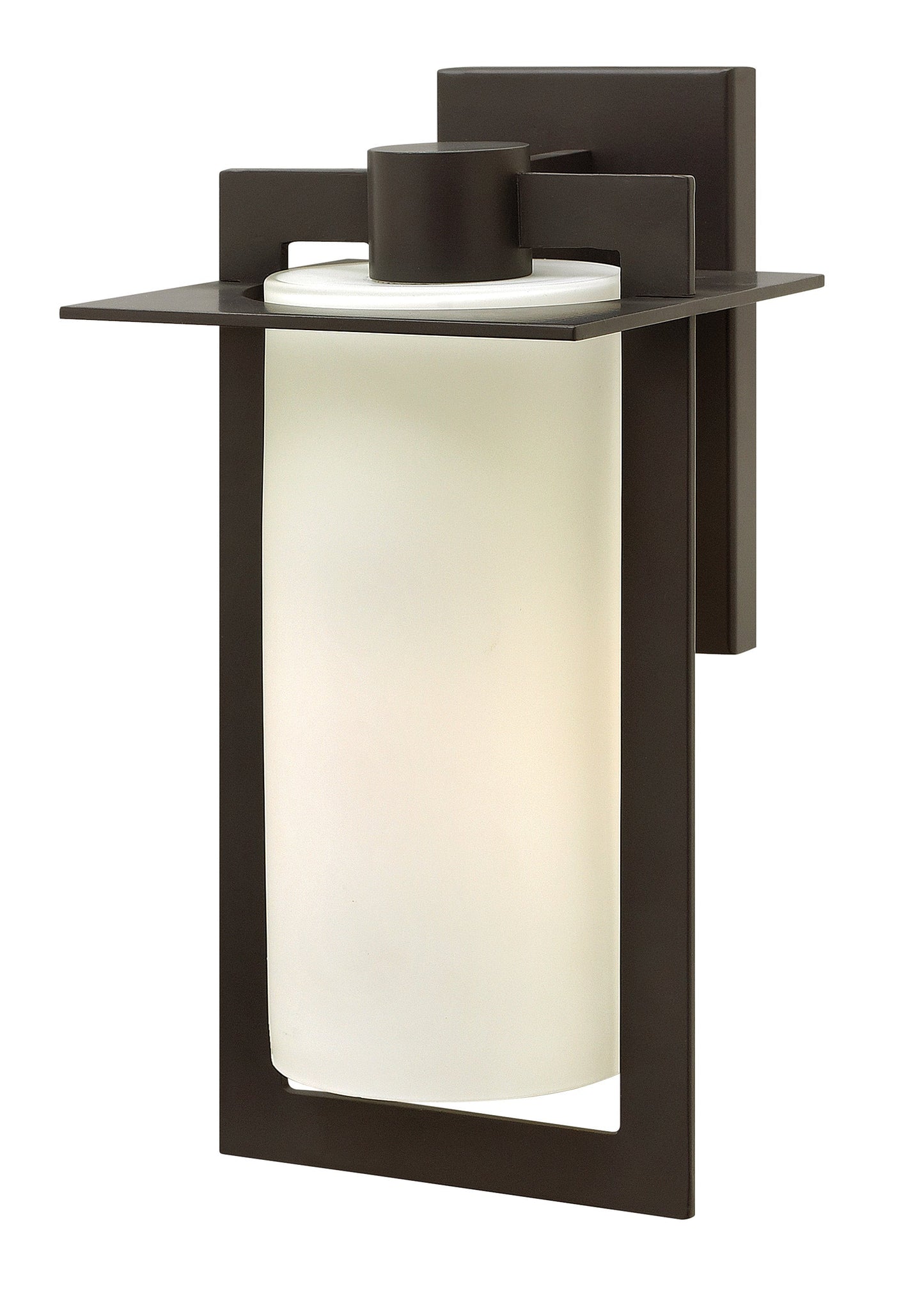Colfax Medium Wall Mount Lantern In Light Bronze Finish