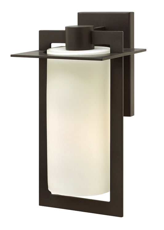 Colfax Medium Wall Mount Lantern In Light Bronze Finish