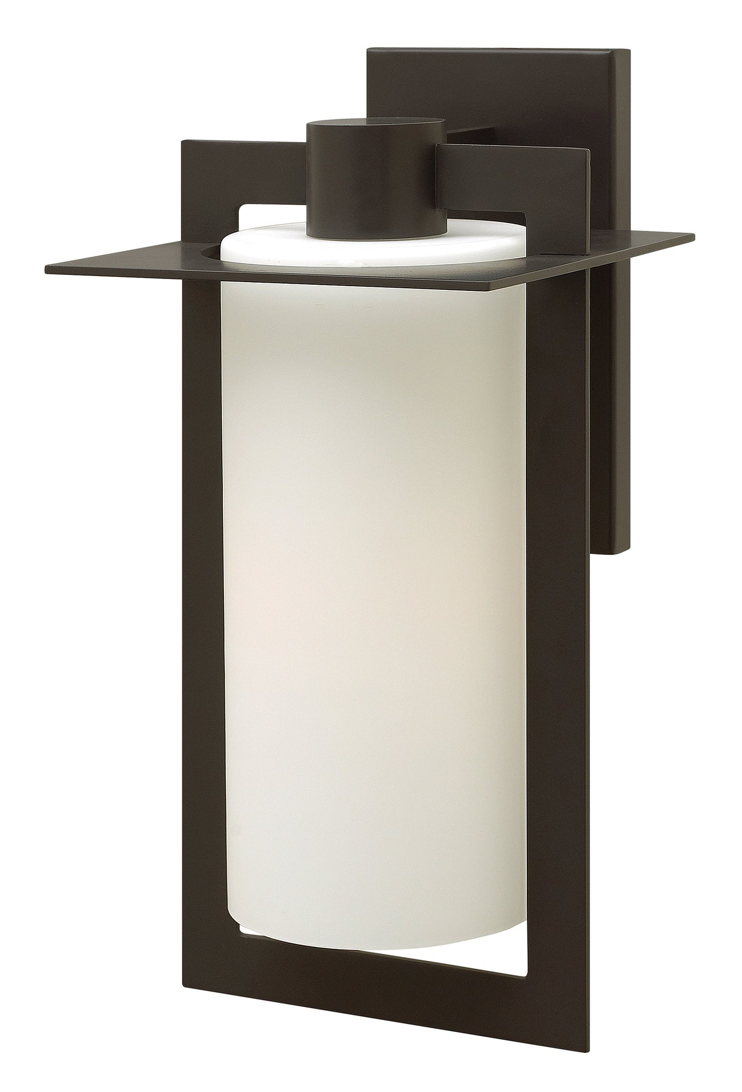 Colfax Medium Wall Mount Lantern In Light Bronze Finish