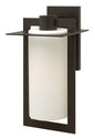 Colfax Medium Wall Mount Lantern In Light Bronze Finish