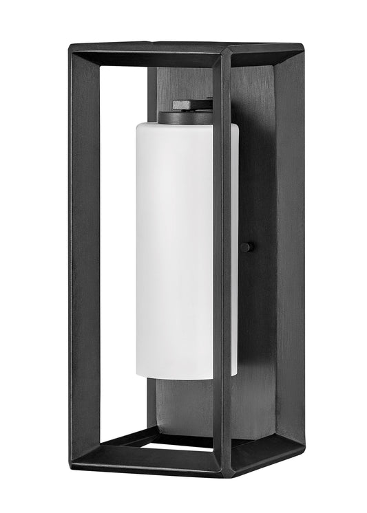 Rhodes Medium Wall Mount Lantern In Gray Finish