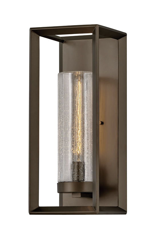 Rhodes Large Wall Mount Lantern In Light Bronze Finish