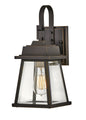 Bainbridge Medium Wall Mount Lantern In Light Bronze Finish