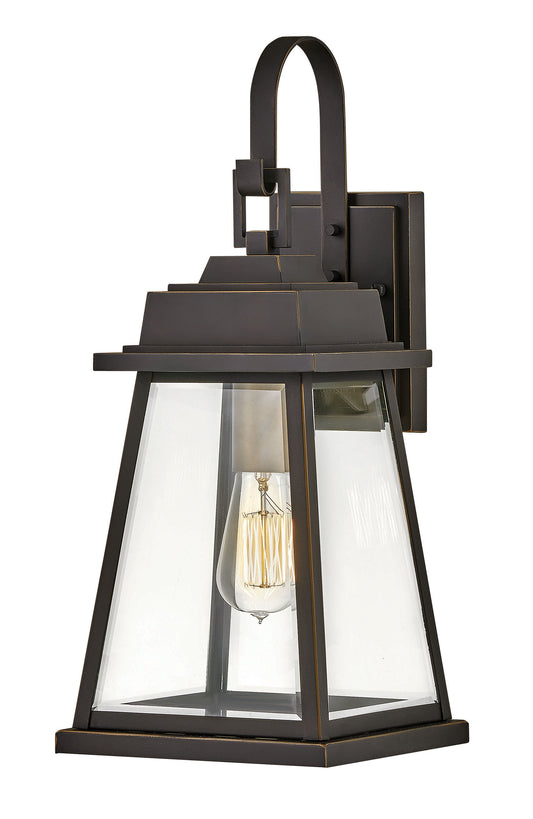 Bainbridge Medium Wall Mount Lantern In Light Bronze Finish