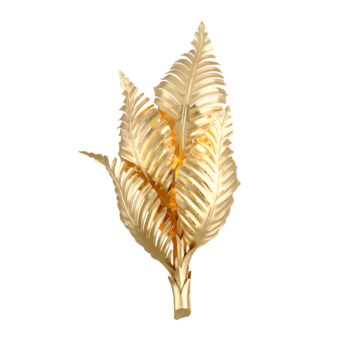 Tropicale Wall Sconce In Gold Leaf Finish