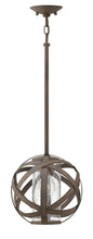Carson Small Pendant In Light Bronze Finish
