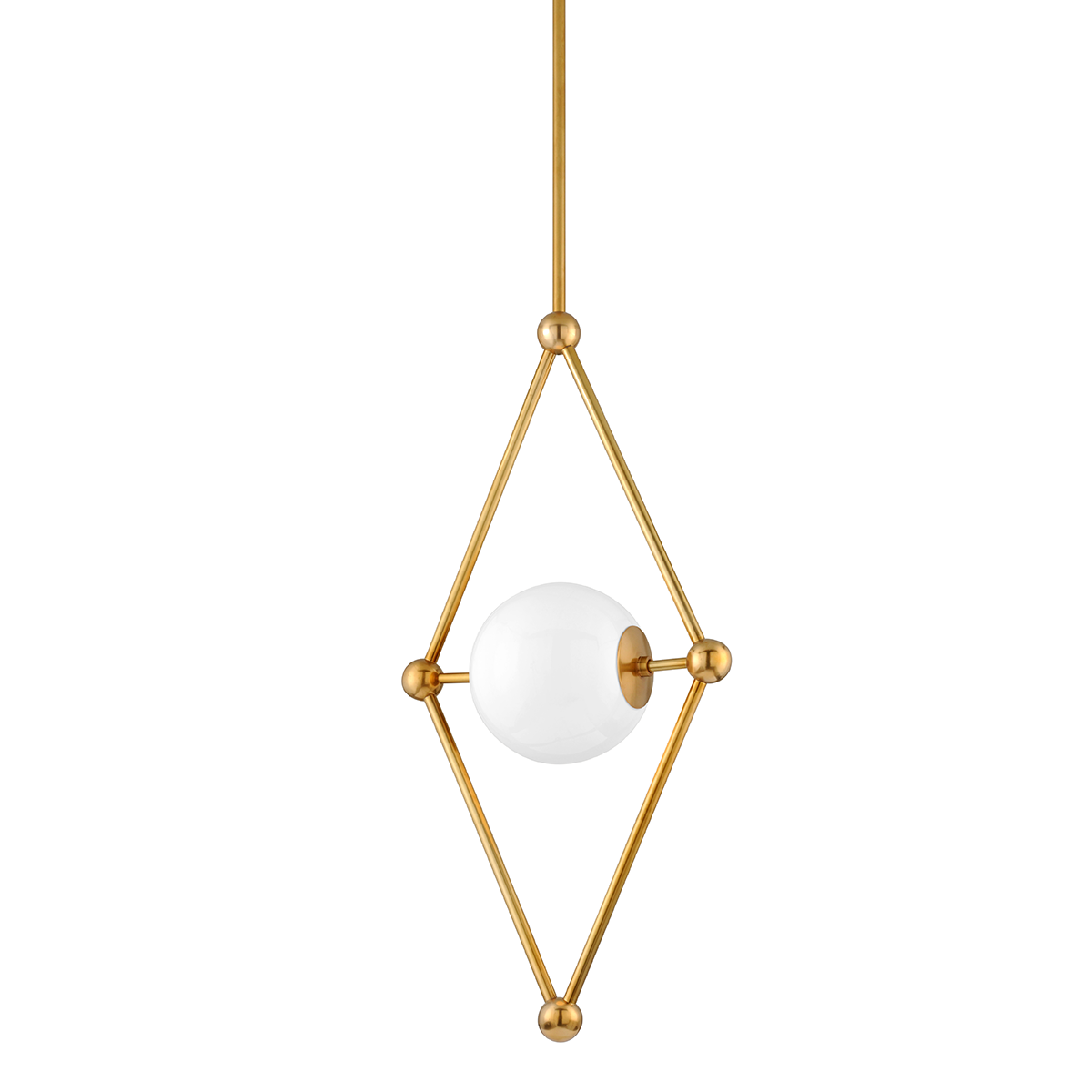 Bickley Pendant In VINTAGE BRASS Finish