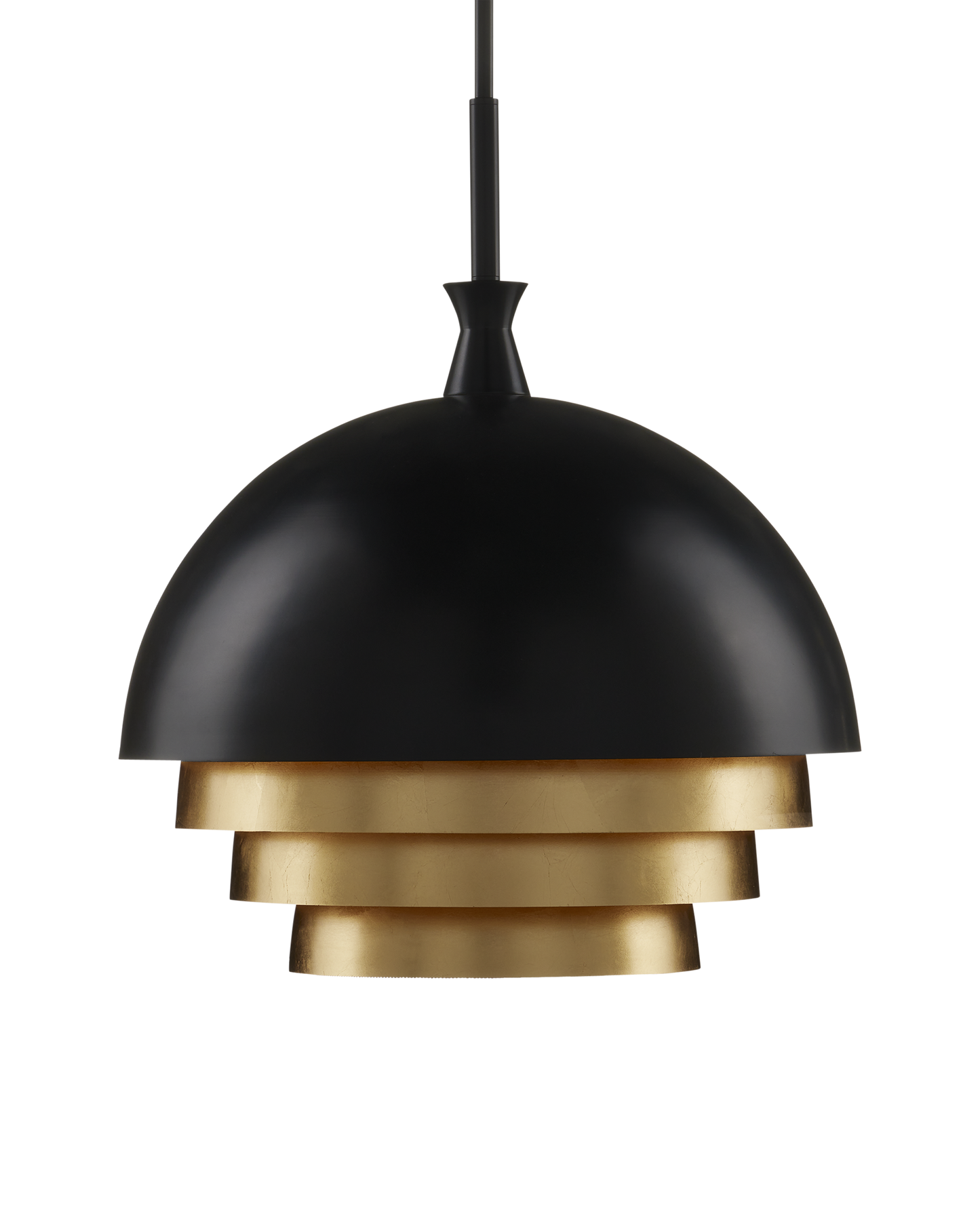 Salviati Large Black & Gold Pendant
