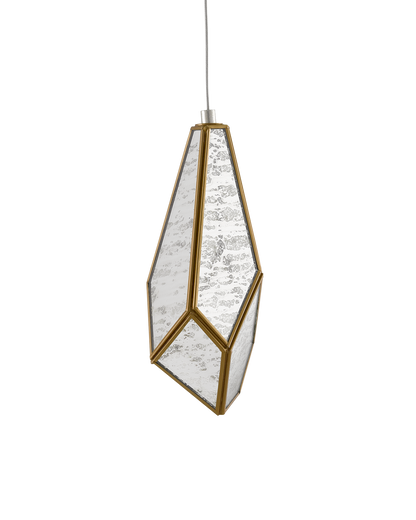Glace Mirror 15-Light Linear Multi-Drop Pendant