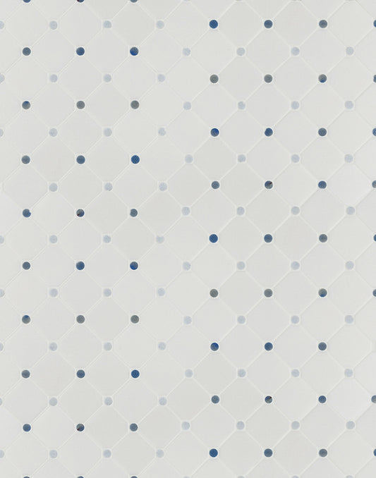 Accent Bleu Candy Dot Mos Wall Tile