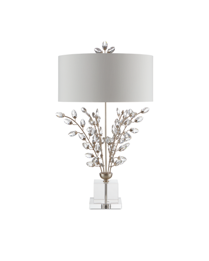Forget-Me-Not Silver Table Lamp