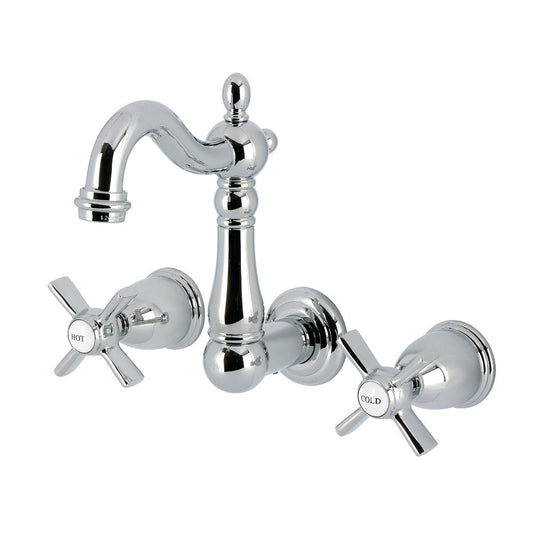 Millennium Wall-Mount Bathroom Faucet in Polished Chrome