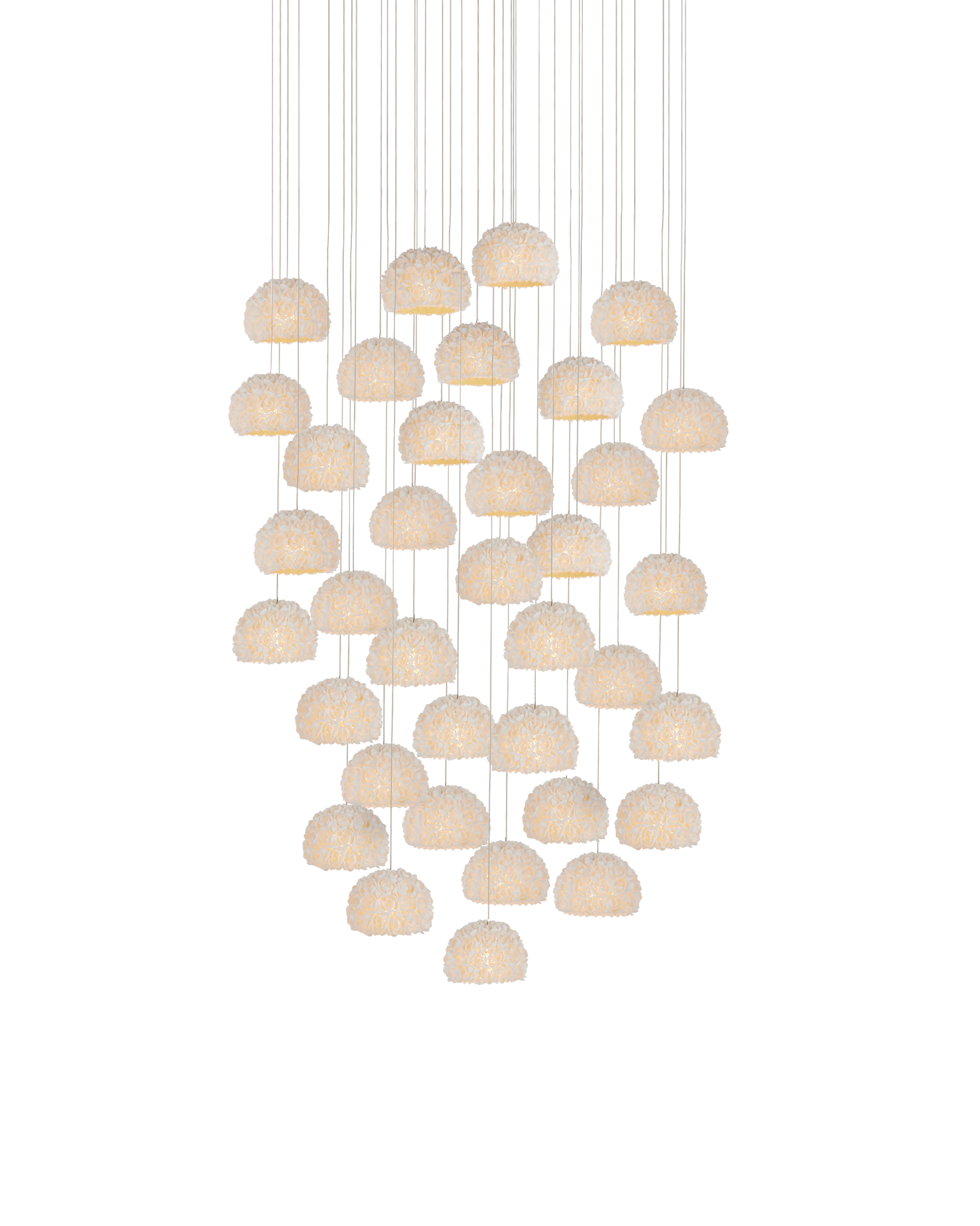 Virtu 36-Light Round Multi-Drop Pendant