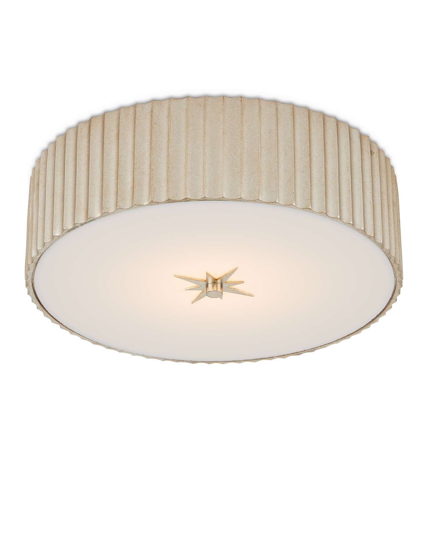 Caravel Silver Flush Mount