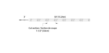 Cob tape reel 5CCT, 24V, 50ft