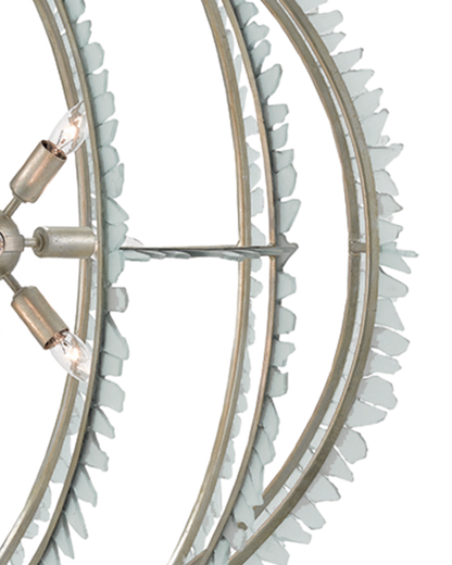 Saltwater Silver Orb Chandelier