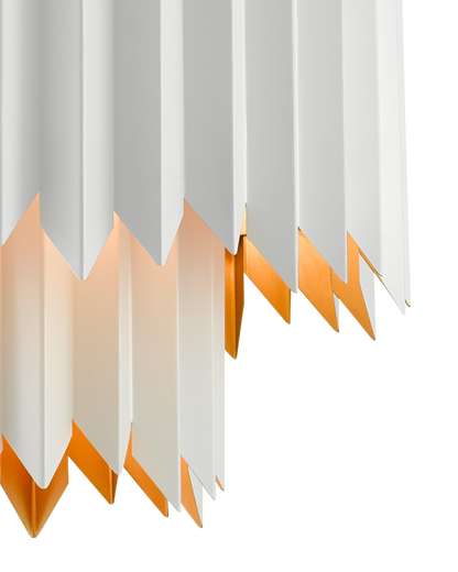 Syrie White Chandelier