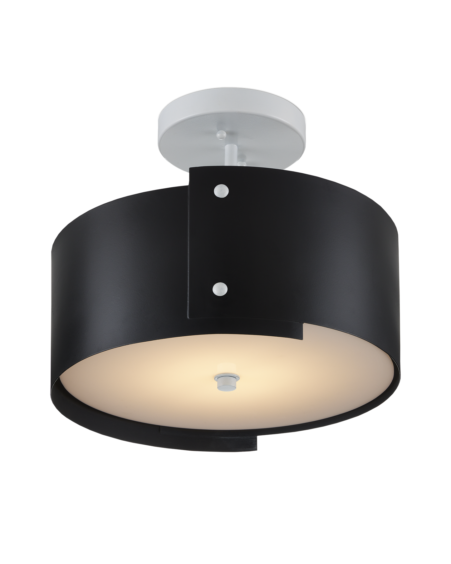 Ritsu Black Semi-Flush Mount