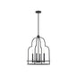 Diplomat 4-Light Pendant in Matte Black Matte Black